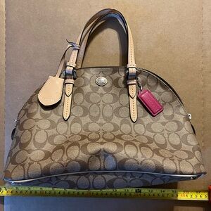 Coach Peyton Cora domed satchel